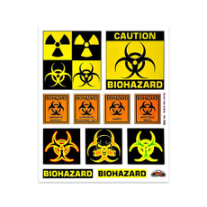 Stickers, biohazard