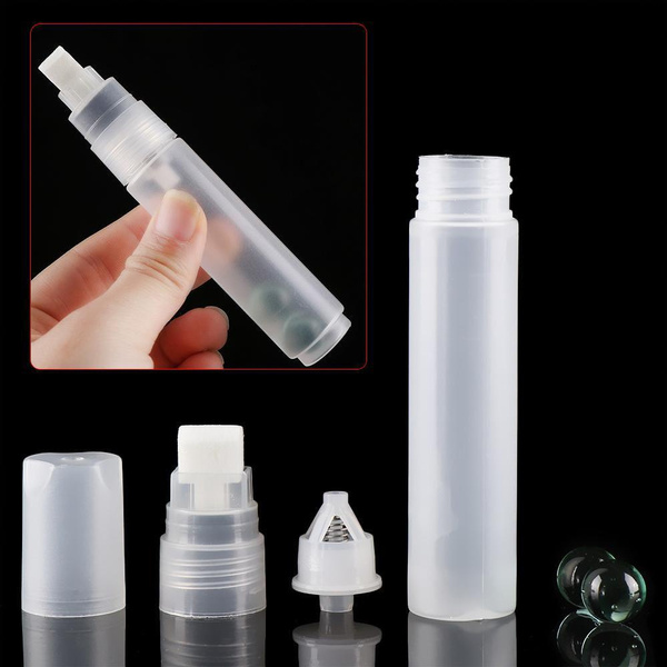 Refillable ink Repeatable Use Transparent Plastic Paint Pen Accessories