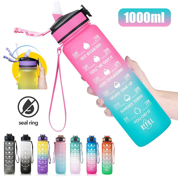 Neoprene Water Bottle Insulated Cover - 1000ml Kettle Sleeve With Strap, Heat Protection & Carrier Pouch For Sports