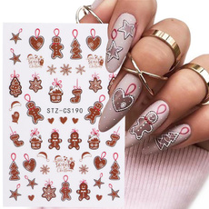 cute, nail stickers, Christmas, Beauty