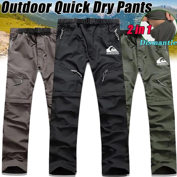 Men's Waterproof Tactical Pants Sports Hiking Pants Multi-pocket Cargo ...