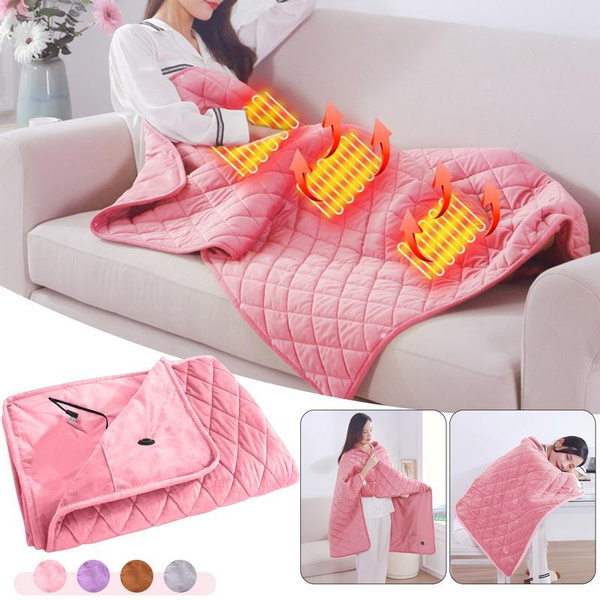 USB Heated Electric Warming Shawl 5V Blanket Warm Hand Knee