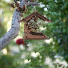 woodenbirdfeeder, Outdoor, Garden, Wooden