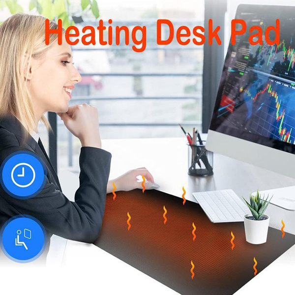 Heating Desk Pad,Warm Mouse Pad Heated Computer Mouse Pad Digital