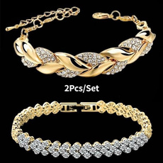Charm Bracelet, goldplated, Fashion, 925 sterling silver