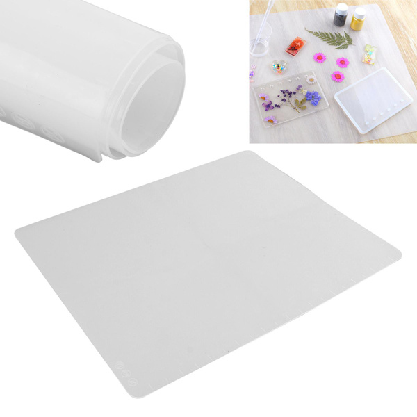 Silicone Mat, Anti Dirty Transparent Table Mat, Large Size