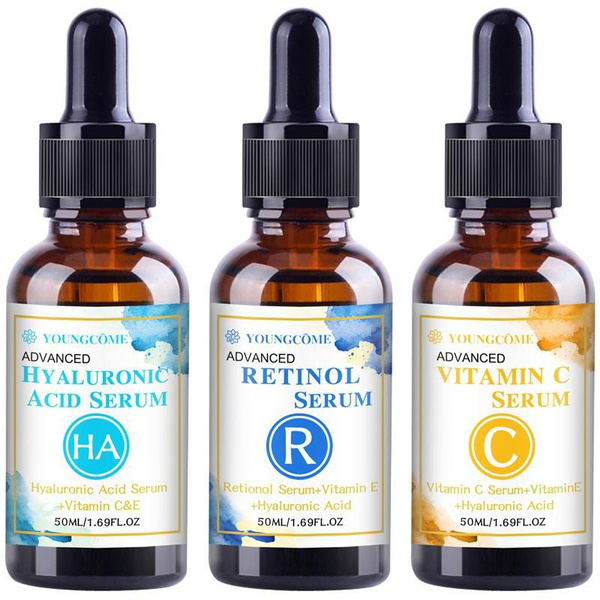 HYALURONIC/RETINOL/VITAMIN C Face Serum Oil Deep Repairing Moisturizing