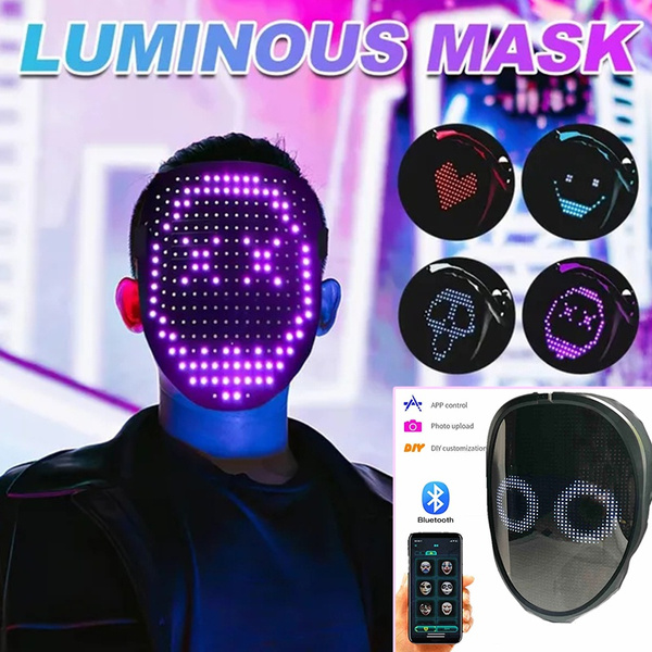 Led Mask Adult Wshplan Led Mask Wth Face Transformng Bluetooth ...