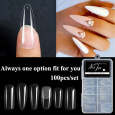 acrylic nails, Almonds, nail tips, Beauty