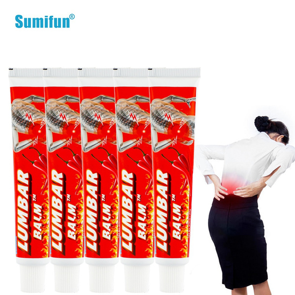 1/2/3/5Pcs Lumbar Spine Cream Hot Pepper Lower Back Pain Treatment