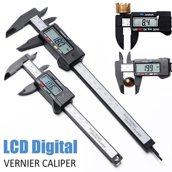 Electronic LCD Digital Vernier Caliper Messschieber Micrometer Digital ...
