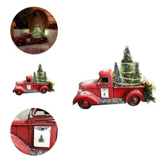 redtruckornament, truckglowingmodel, Christmas, Festival