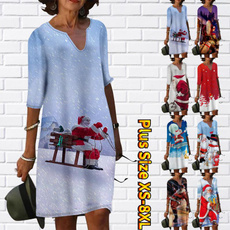 ladieslongskirt, Summer, midlengthdresse, printed
