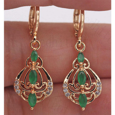 Gifts For Her, Fashion Accessory, 18k gold, Dangle Earring