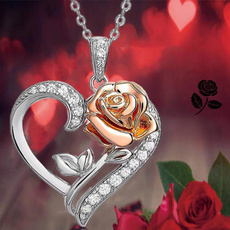 925 sterling silver necklace, Heart, Fashion Accessory, Fashion
