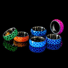 Couple Rings, glowingring, Fashion, Stainless Steel