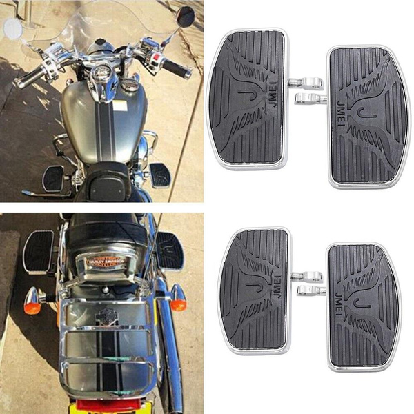 Motorcycle Universal Front/Rear Floor Board Pedal Driver Floorboards ...