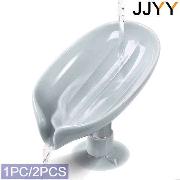 Suction Cup Soap Holder Shower Soap Dish Soap Saver Draining Rack