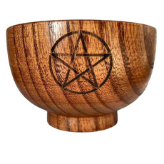 witchsupplie, woodtableware, altarbowl, divinationprop