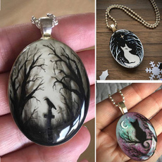 Goth, womannecklace, christmasnecklace, Gifts