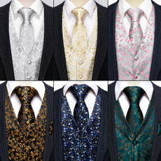 whitevest, Vest, floraltie, vestformen