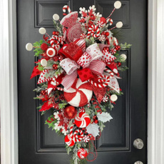 Door, Christmas, christmaswreath, walldecoration