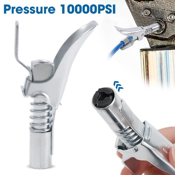 Grease Nipple Oil Gun Coupling Small Manual Grease Pump Head 10000psi