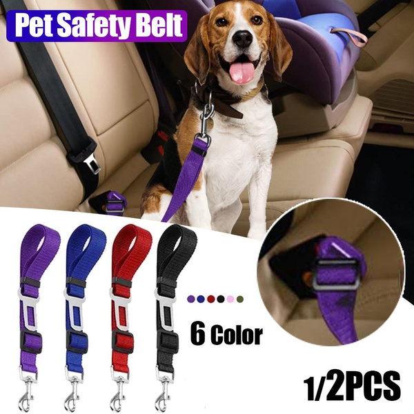 adjustable pet cat dog car seat belt