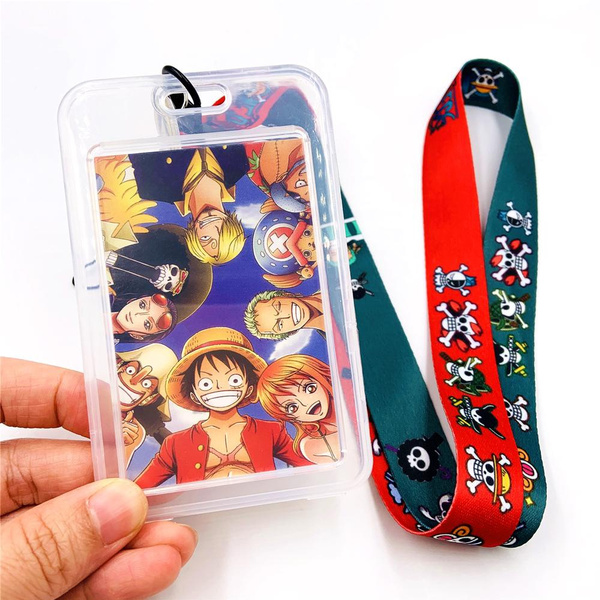 Anime One Piece Keychain Lanyard Cute Phone Charm Mobile Phone Neck ...