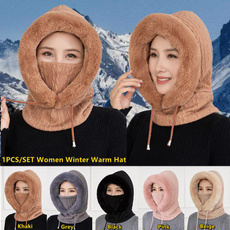 Winter Hat, hooded, women hats, Ski
