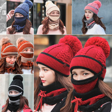 Hiking, women scarf, winterhatswomen, knitted hat