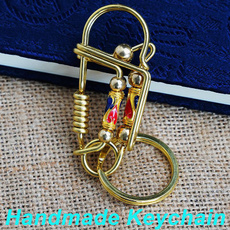 Brass, fathersdaygift, Key Chain, Chain