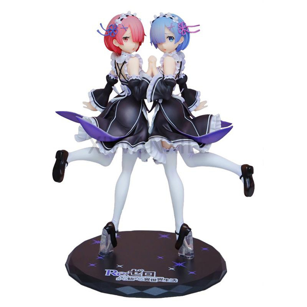 25cm ReZERO Starting Life in Another World Anime Figure Rem & Ram