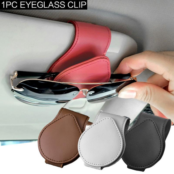 Car Sun Visor Glasses Holder Sunglasses Clip Mount Multifunction Portable Clip Auto Interior | Wish