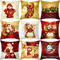 Kavitoz Christmas Cushion Cover N Printing Dyeing Sofa Bed Home Decor Pillow Cover Hot Sale 