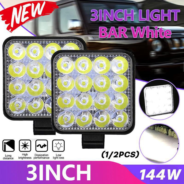 144W Led Work Light Offroad Led Light Bar 3.3INCH Led Work Lamp Bar