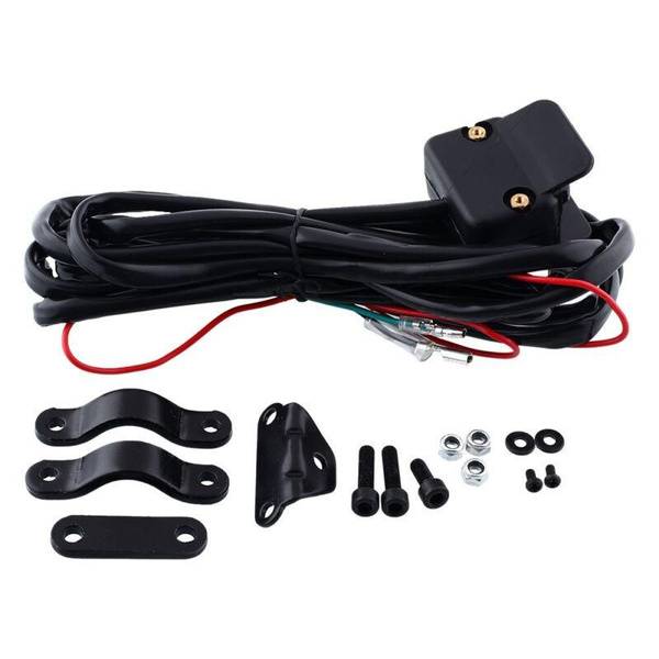 Accessories 9.8 ft Motorcycle ATV/UTV Winch Rocker Switch Handlebar