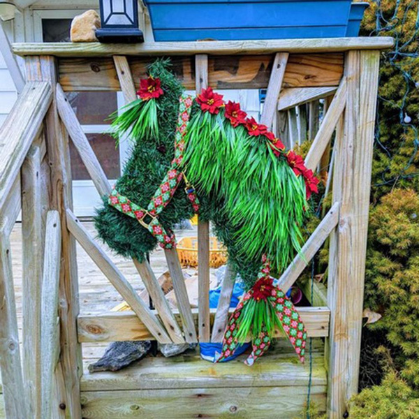 Wreath Frame Wreath Wire Horse Head Wire Wreath Frame DIY Wreath Wreath