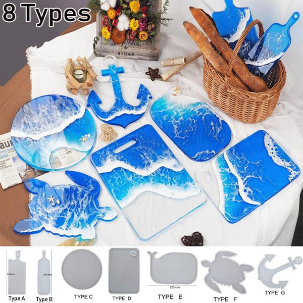 Resin Molds Ocean Wave Silicone Molds for Resin Jewelry Tray Molds –  IntoResin