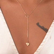 Heart, Chain Necklace, Fashion, Jewelry