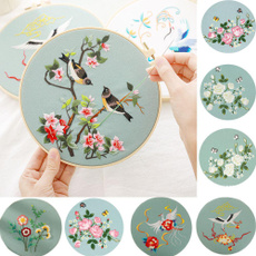 chinesewindembroiderypatch, Embroidery, crossstitchkitsscenery, Tool