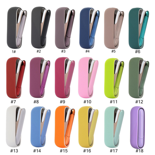 18 Colors Silicone Case for IQOS 3Duo Outer Case for IQOS Duo 3 Side ...