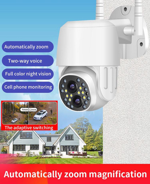 Telecamera Sorveglianza Wi-Fi PTZ C4s 6MP Doppio Obiettivo 15x Zoom Con Doppio Display