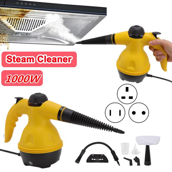 Handheld Steam Cleaner Yellow Black High Temperature Portable Electric