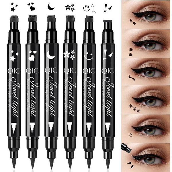 Pattern-embellished seal eyeliner pen waterproof quick-drying and non ...