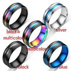 Steel, 8MM, Fashion, wedding ring
