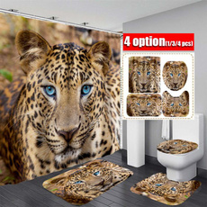 waterproofshowercurtain, Home & Kitchen, Bathroom, lionpattern