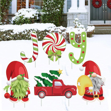 christmasdecorationsoutdoor, Decor, Outdoor, christmasyardsignstake