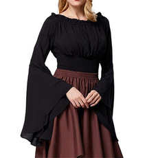 Goth, renaissancecorset, off the shoulder top, Medieval