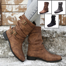 winterbootsforwomen, midcalfboot, Leather Boots, Ladies Fashion